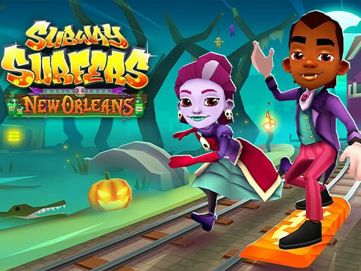 casual game:Subway Surfers Halloween Puzzle