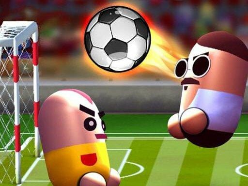 casual game:2 Player Head Soccer Game