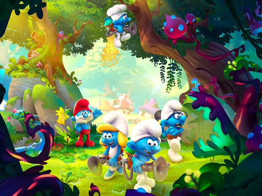 casual game:Little Smurfs Coloring